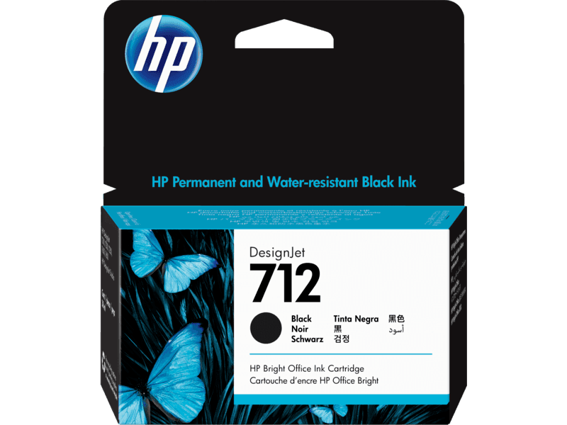 Cartucho de Tinta HP DesignJet 712 Negro de 38 ml - Tienda HP.com Perú