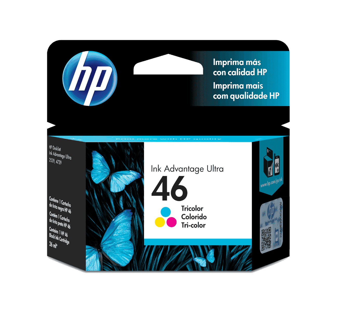 Cartucho de Tinta HP 46 Tricolor Original - Tienda HP.com Perú