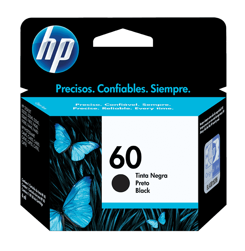 Cartucho de Tinta HP 60 Negra Original - Tienda HP.com Perú