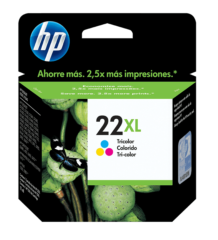 Cartucho de Tinta HP 22XL Tricolor Original - Tienda HP.com Perú