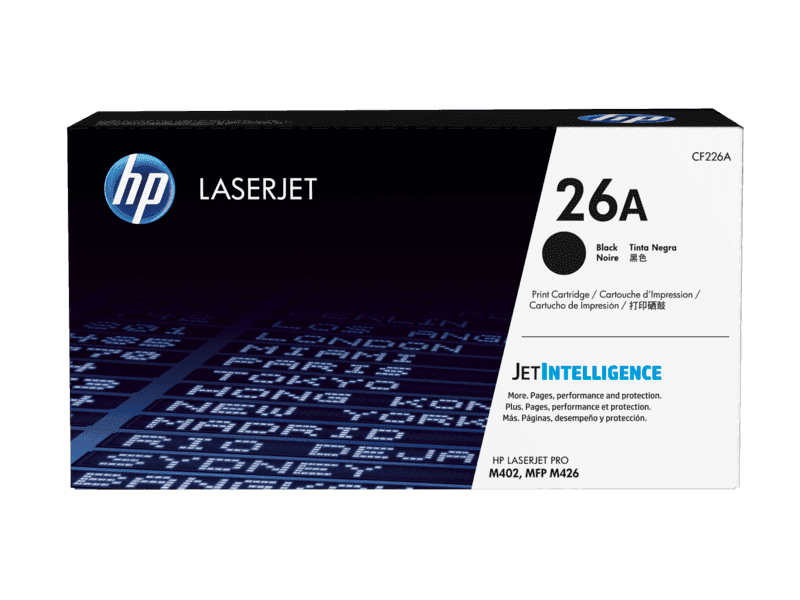 Cartucho original de tóner negro LaserJet HP 26A - Tienda HP.com Perú