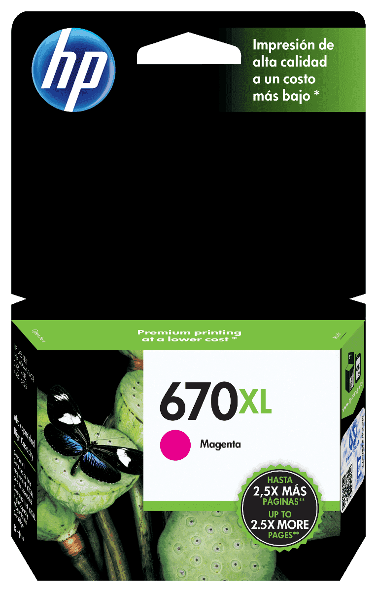 Cartucho Compatible HP 664 Tintas Negro, Cian, Magenta, Amarillo