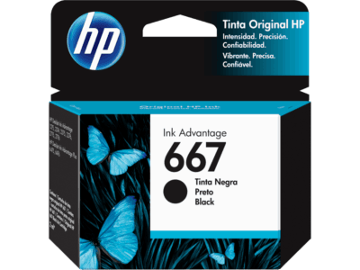 Cartucho de Tinta HP 667 Negra Original - Tienda HP.com Perú