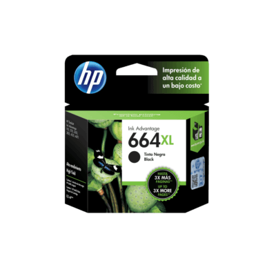 Cartucho de Tinta HP 664XL Negra Original - Tienda HP.com Perú