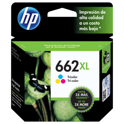 Cartucho de Tinta HP 662XL Negra Original - Tienda HP.com Perú