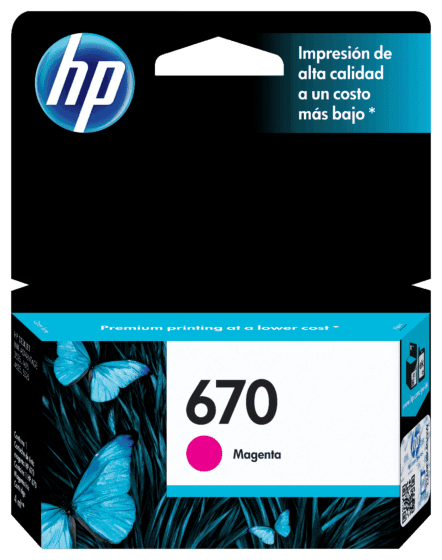 Cartucho de Tinta HP 670 Magenta Original - Tienda HP.com Perú